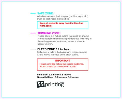 Postcard 8inx6.5in H Front guideline preview