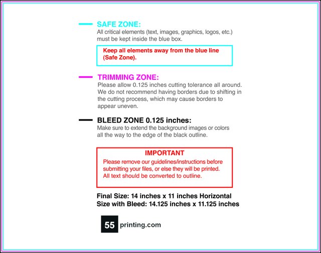 Poster 11inx14in H Front guideline preview
