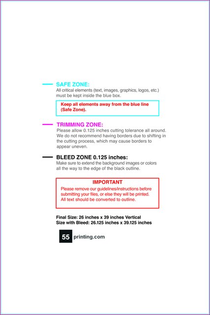 Poster 26inx39in V Front guideline preview