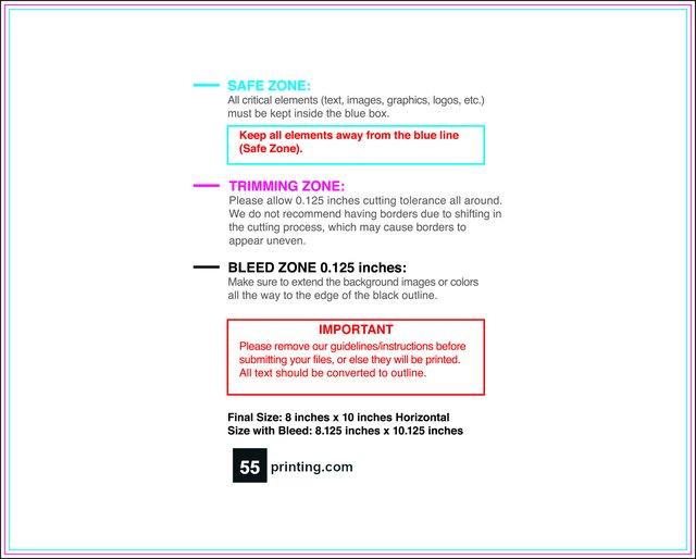 Poster 8inx10in H Front guideline preview