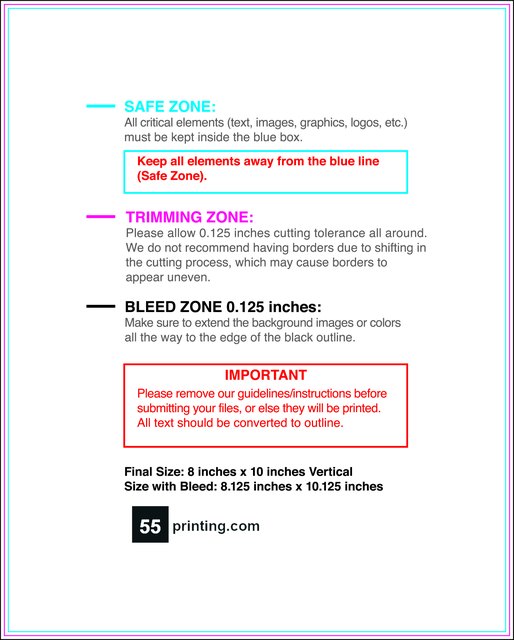 Poster 8inx10in V Front guideline template 8" × 10" JPG