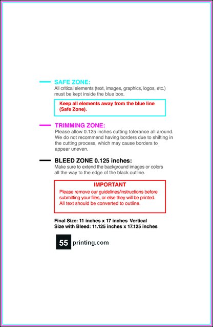 Posterwide 11inx17in V Front guideline template 11" × 17" JPG