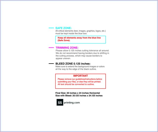 Posterwide 20inx24in H Front guideline preview