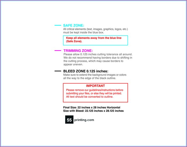 Posterwide 22inx28in H Front guideline preview
