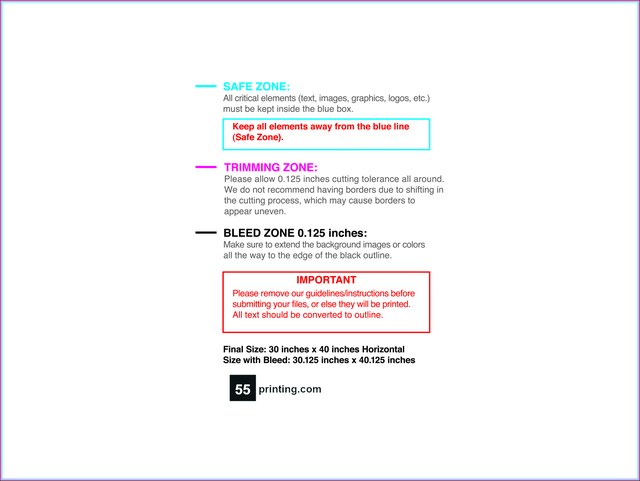 Posterwide 30inx40in H Front guideline preview