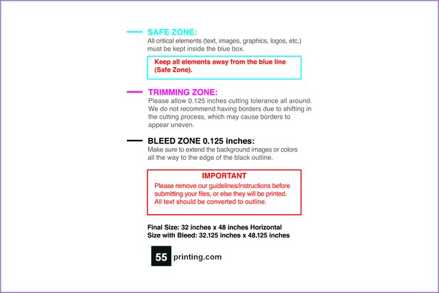 Posterwide 32inx48in H Front guideline preview