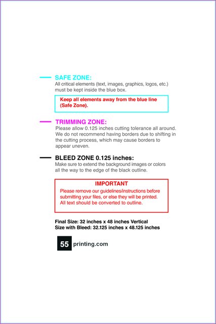 Posterwide 32inx48in V Front guideline preview
