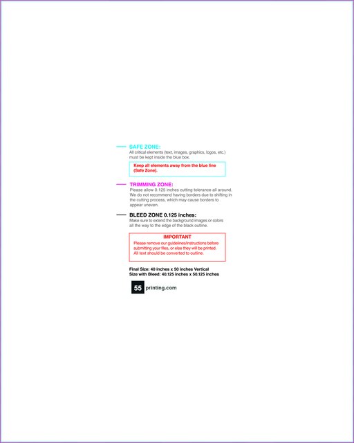 Posterwide 40inx50in V Front guideline preview