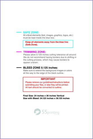 Posterwide 24inx36in V guideline preview