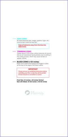 Posterwide 24inx48in V guideline preview
