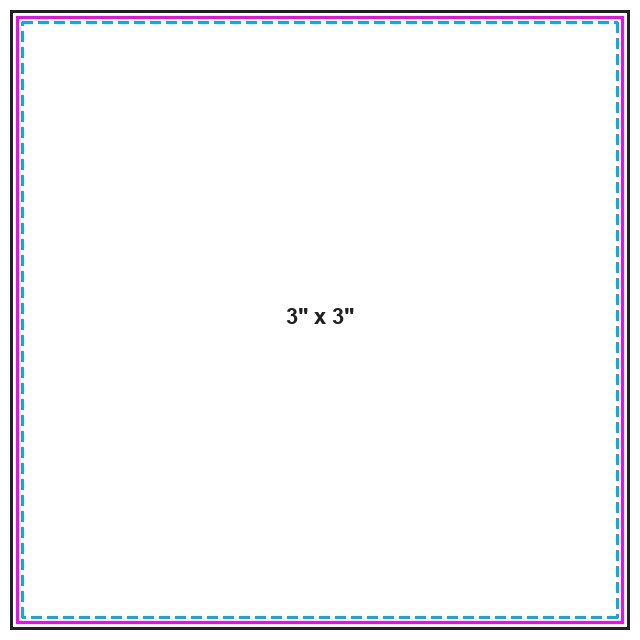 Special Shape 3in Circle guideline preview