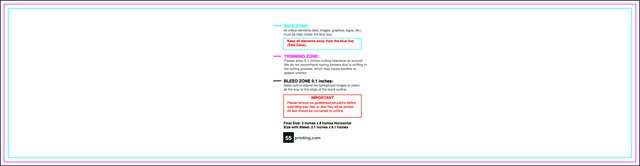 Specialty Shapes 2inx8in H Front guideline preview