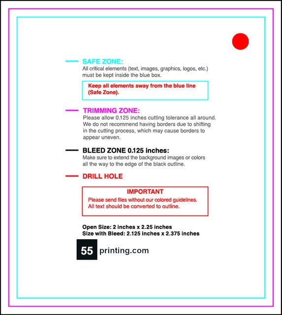 Hangtags 2inx2.25in R Front guideline preview