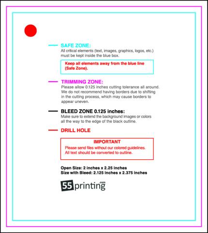 Hangtags 2inx2.25in V R Back guideline preview