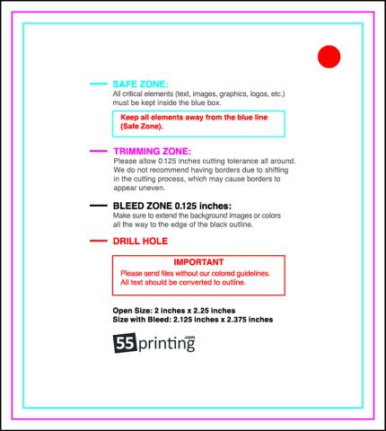 Hangtags 2inx2.25in V R Front guideline preview