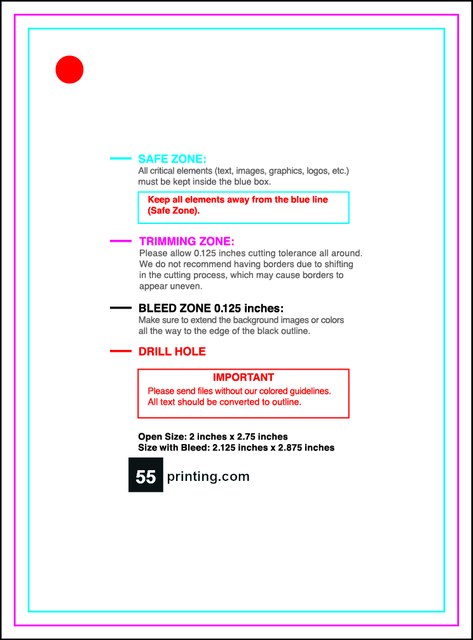 Hangtags 2inx2.75in R Back guideline preview