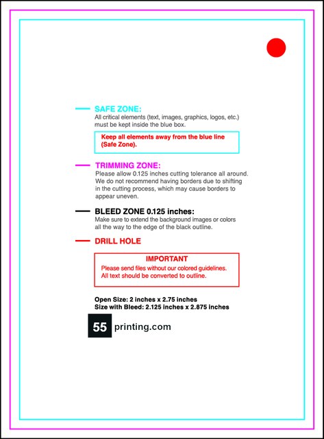 Hangtags 2inx2.75in R Front guideline preview