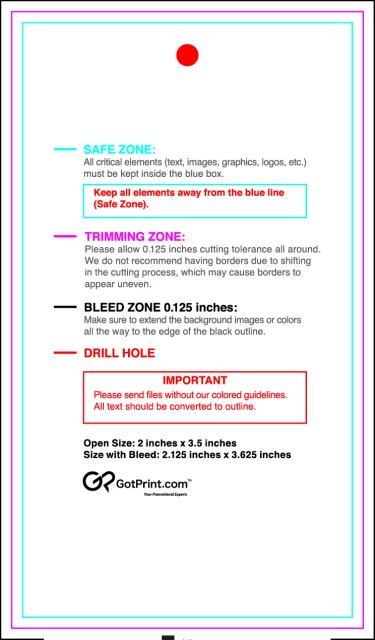 Hangtags 2inx3.5in C guideline preview