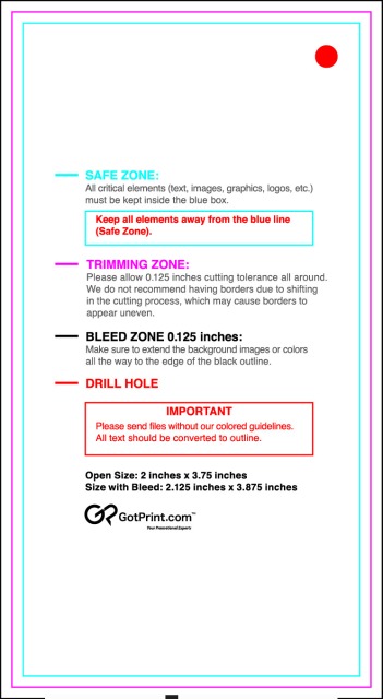 Hangtags 2inx3.75in L guideline preview