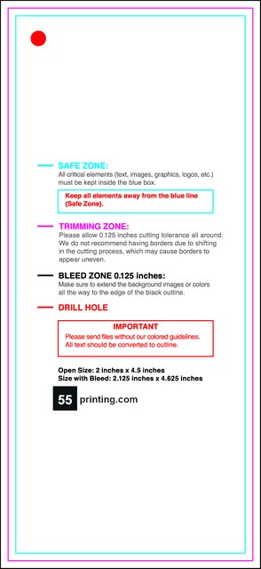 Hangtags 2inx4.5in R Back guideline preview