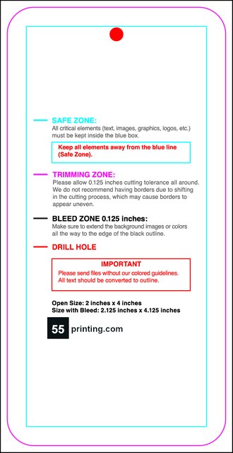 Hangtags 2inx4in C Round Front guideline preview