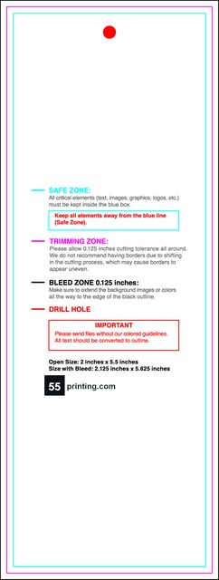Hangtags 2inx5.5in C Back guideline preview