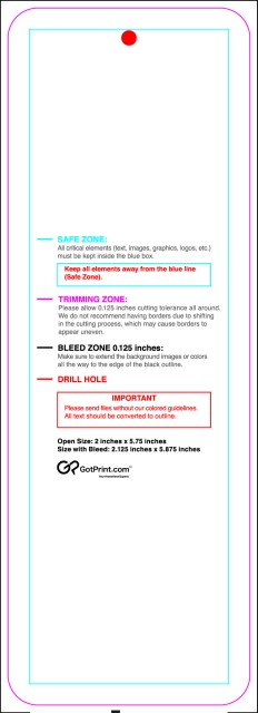 Hangtags 2inx5.75in C Round guideline preview