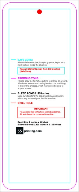 Hangtags 2inx5in C Round Front guideline preview