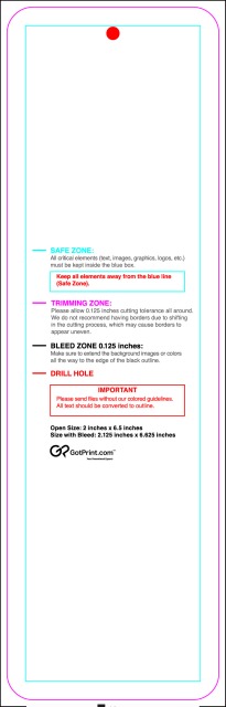 Hangtags 2inx6.5in C Round guideline preview