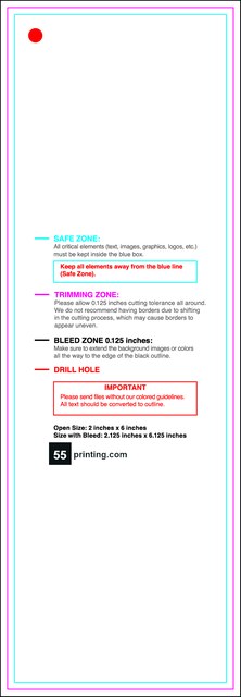 Hangtags 2inx6in L Front guideline preview