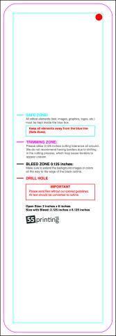 Hangtags 2inx6in V R Round Front guideline preview