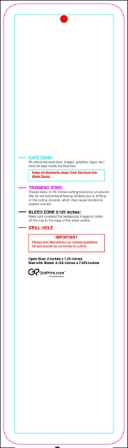 Hangtags 2inx7.25in C Round guideline preview