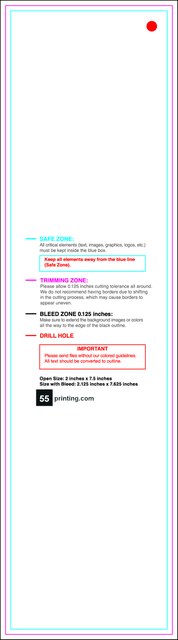 Hangtags 2inx7.5in L Back guideline preview