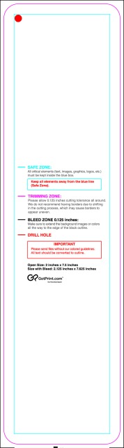 Hangtags 2inx7.5in R Round guideline preview
