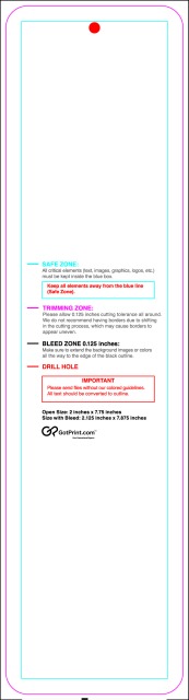 Hangtags 2inx7.75in C Round guideline preview