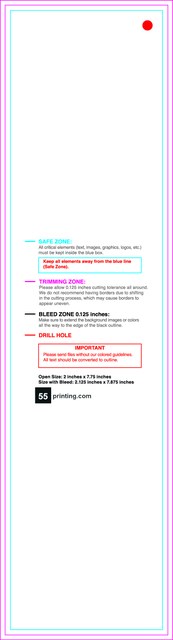 Hangtags 2inx7.75in L Back guideline preview