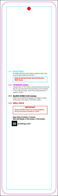 Hangtags 2inx7in C Round Front guideline preview