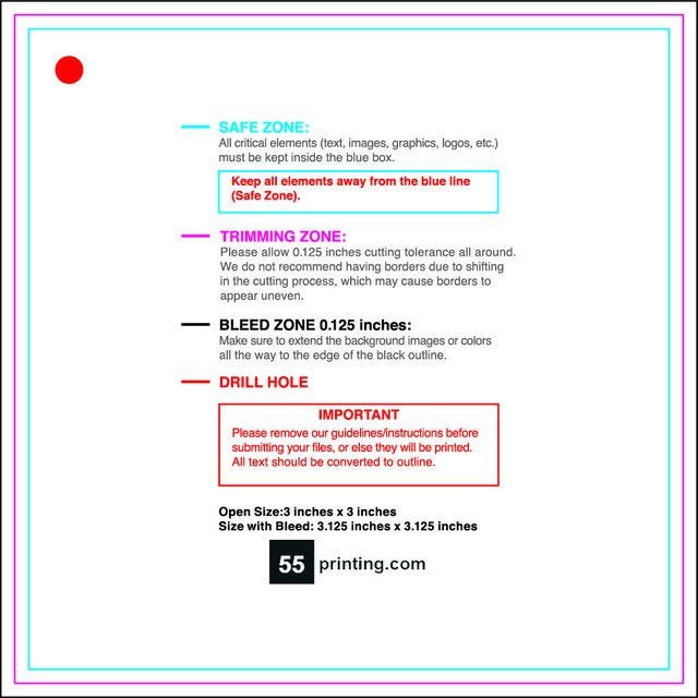 Hangtags 3inx3in L Front guideline preview