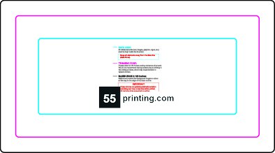 Rolllabel .5inx1in Rectangle H Front guideline preview