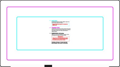 Rolllabel .5inx1in Rectangle H guideline preview