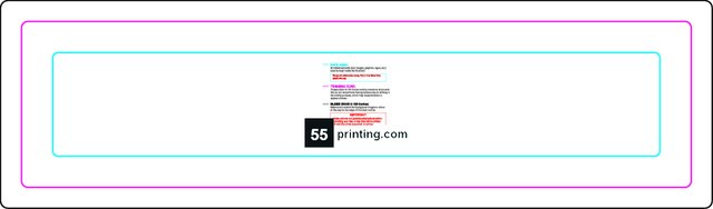 Rolllabel .5inx2in Rectangle H Front guideline preview