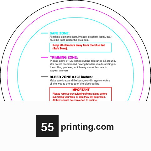 Rolllabel 1.25in Circle guideline preview
