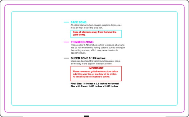 Rolllabel 1.5inx2.5in Rectangle H guideline preview