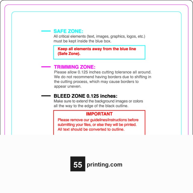Rolllabel 2.5inx2.5in Square guideline preview