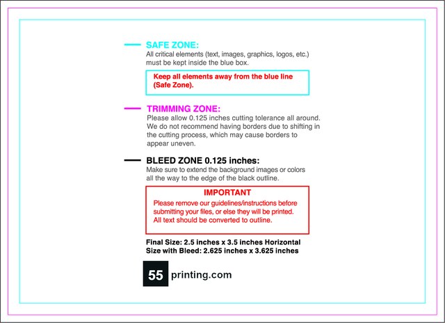 Rolllabel 2.5inx3.5in Rectangle H Front guideline preview