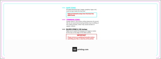 Rolllabel 2.5inx7in Rectangle H guideline preview