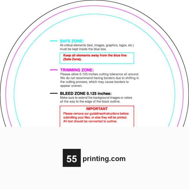 Rolllabel 2in Circle guideline preview