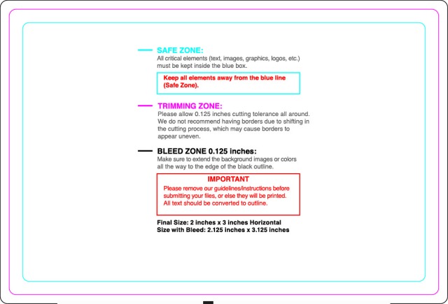 Rolllabel 2inx3in Rectangle H guideline preview