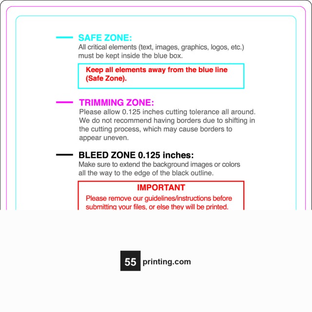 Rolllabel 3inx3in Square guideline preview