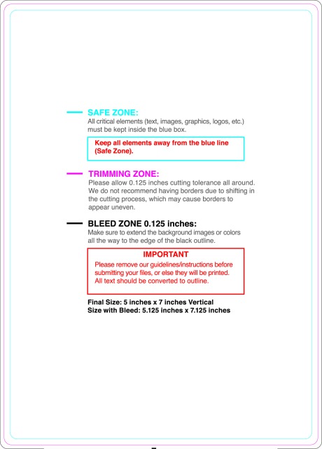 Rolllabel 5inx7in Rectangle V guideline preview